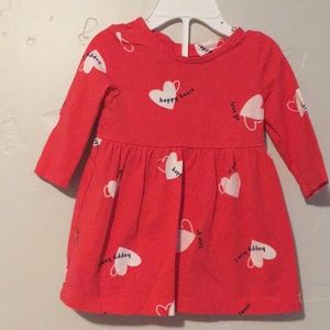 Orange heart address for baby girl